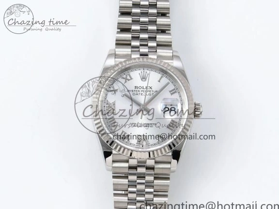 VR3235 36 APF 126234 Silver Steel Dial Bracelet on Jubilee Best DateJust Edition 904L Diamond 1:1 Roman 0520